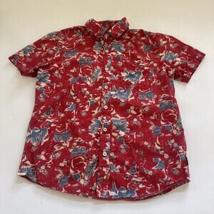 Roark Revival‎ Hawaiian Shirt Mens Medium Tropical Short Sleeve Casual Luau Surf